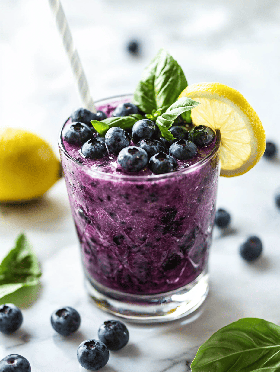 The Secret Behind the Most Refreshing Blueberry Slushie You’Ve Ever Tasted