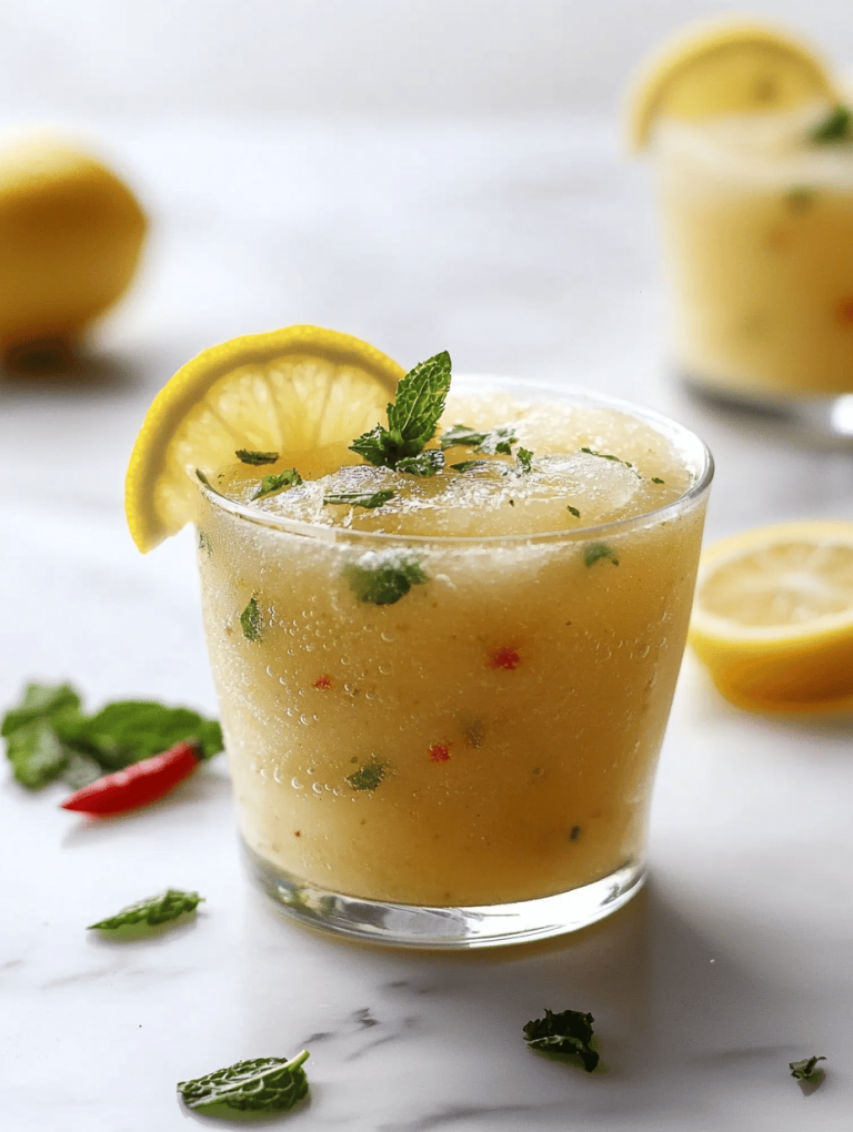 Chill & Thrill: The Unconventional Lemonade Slushie