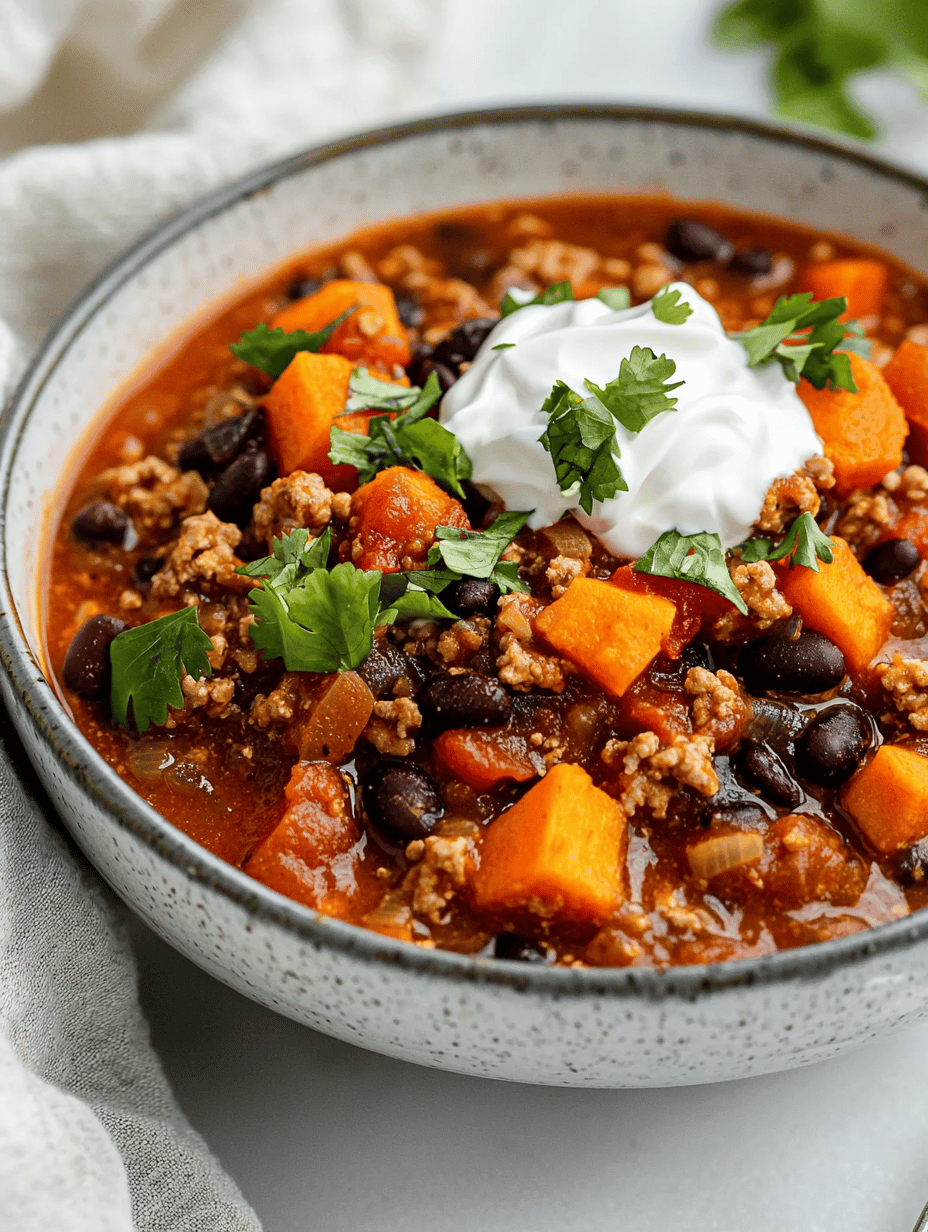 Fall in a Bowl: The Cozy Twist on Turkey Chili with Sweet Potatoes
