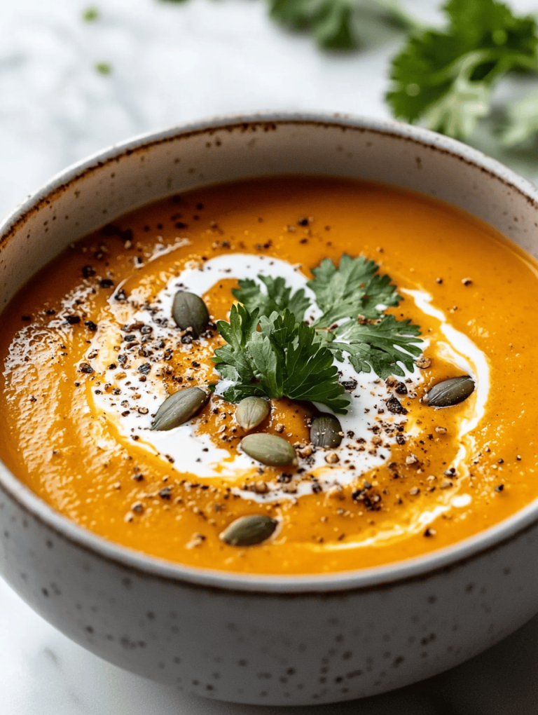 Whimsical Vegan Pumpkin Soup to Brighten Your Fall