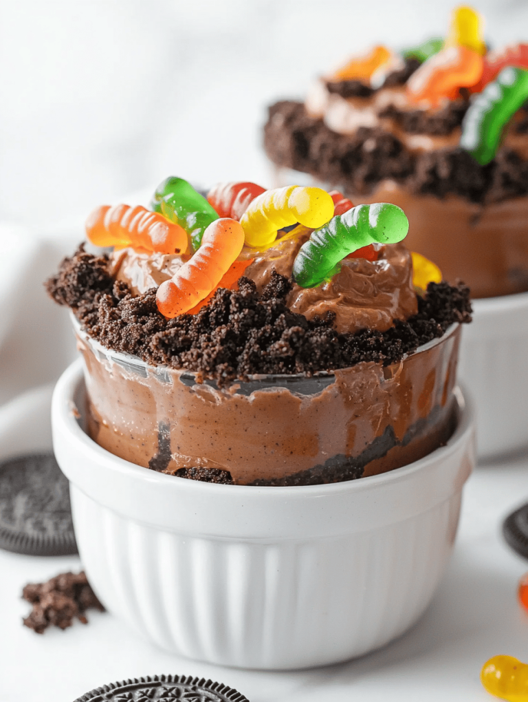 Halloween Dirt Cake: The Gummy Worm Twist You Never Knew You Needed