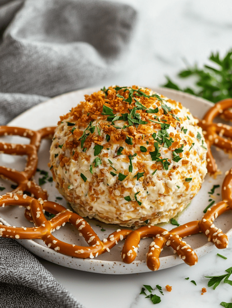 Spooky Elegance: The Halloween Spider Cheese Ball