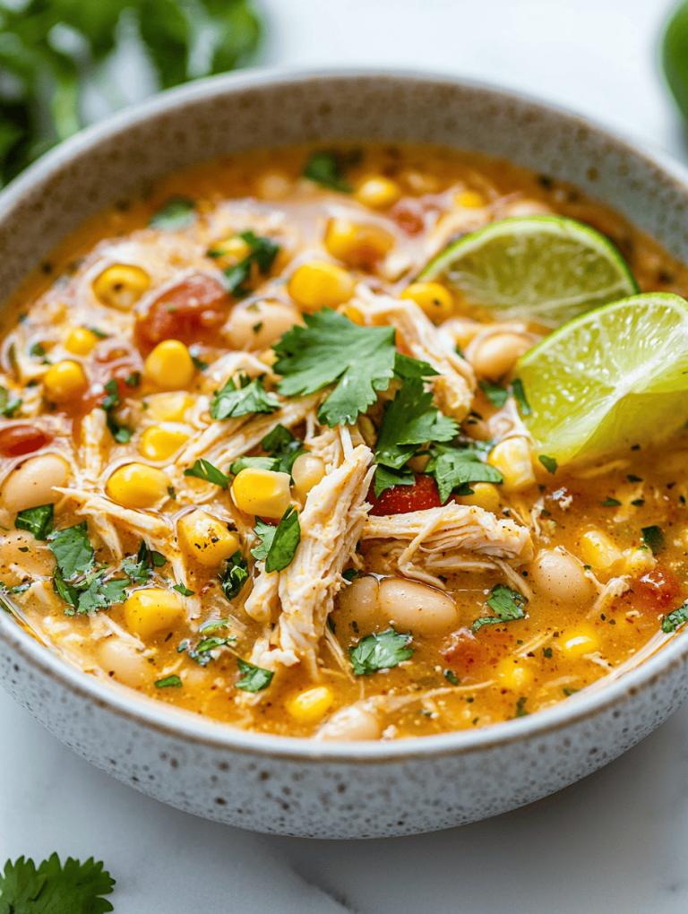 A Cozy Twist on White Chicken Chili You Can’t Resist