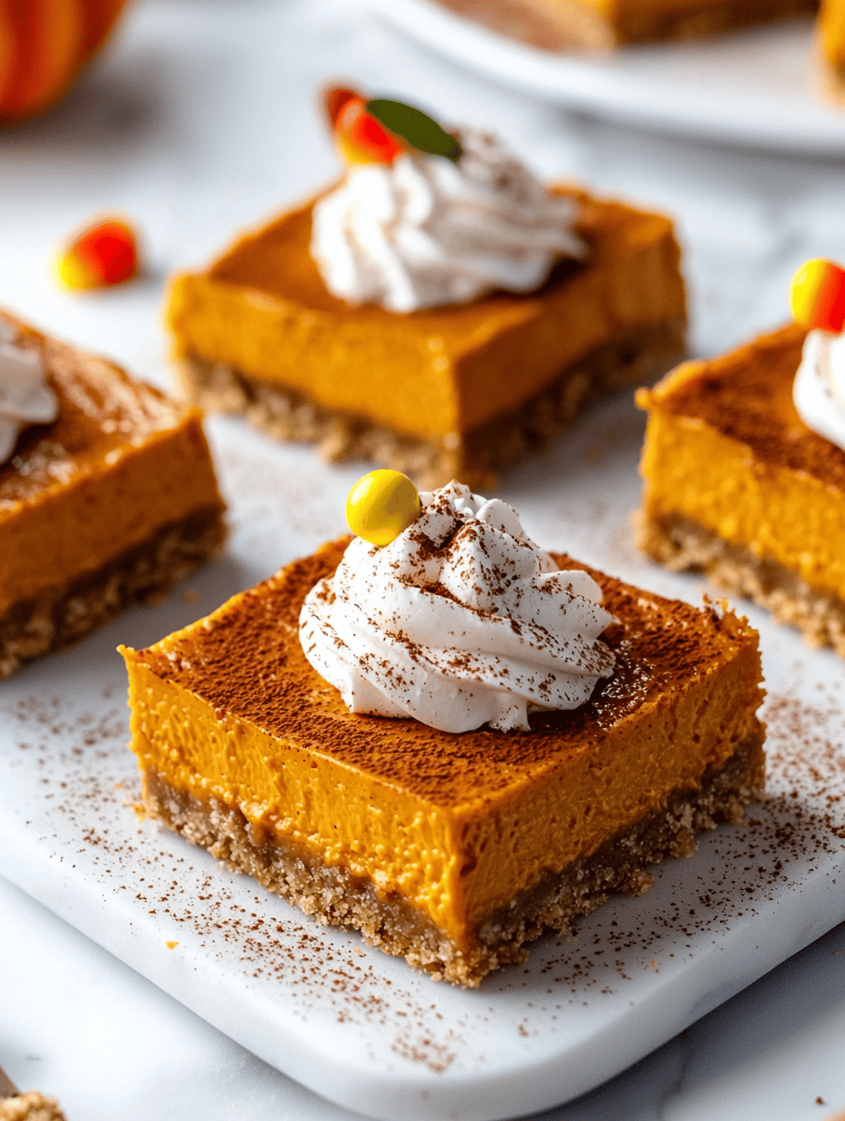 Spooky Sweetness: Halloween Pumpkin Cheesecake Bars You Won’t Forget