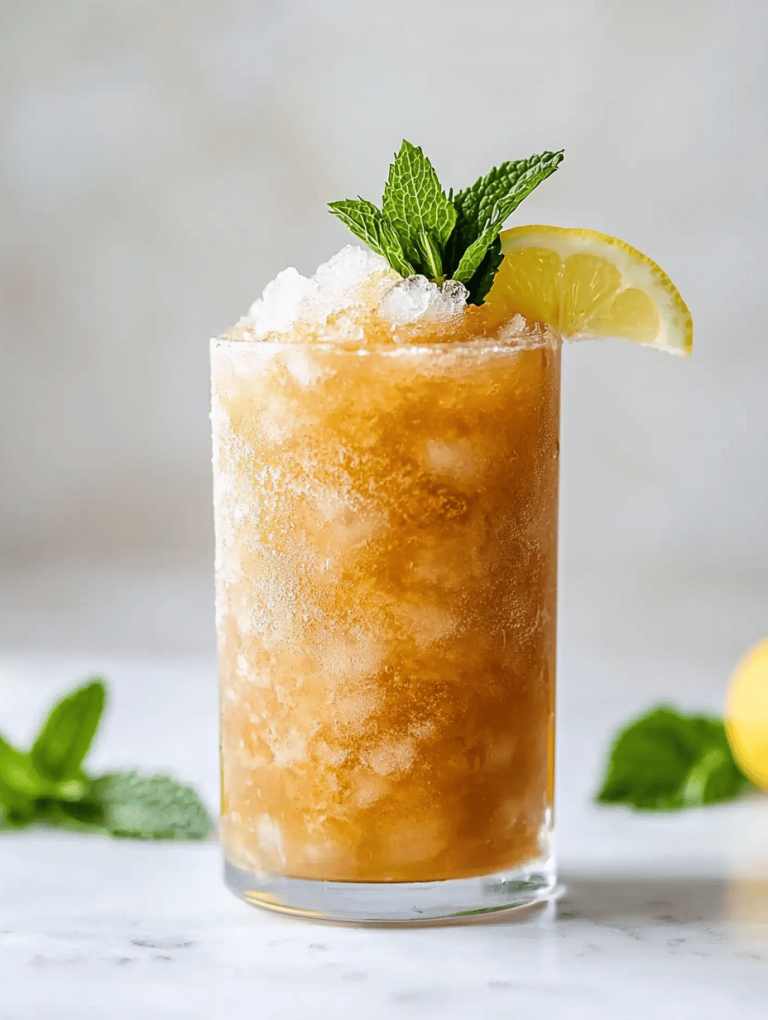 Chill Out with the Ultimate Iced Tea Slushie!