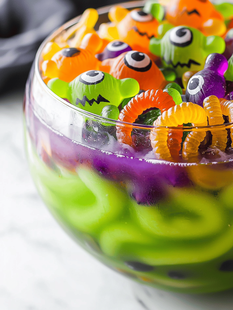 Spook-tacular Skeleton Sipper: The Halloween Monster Mash Punch