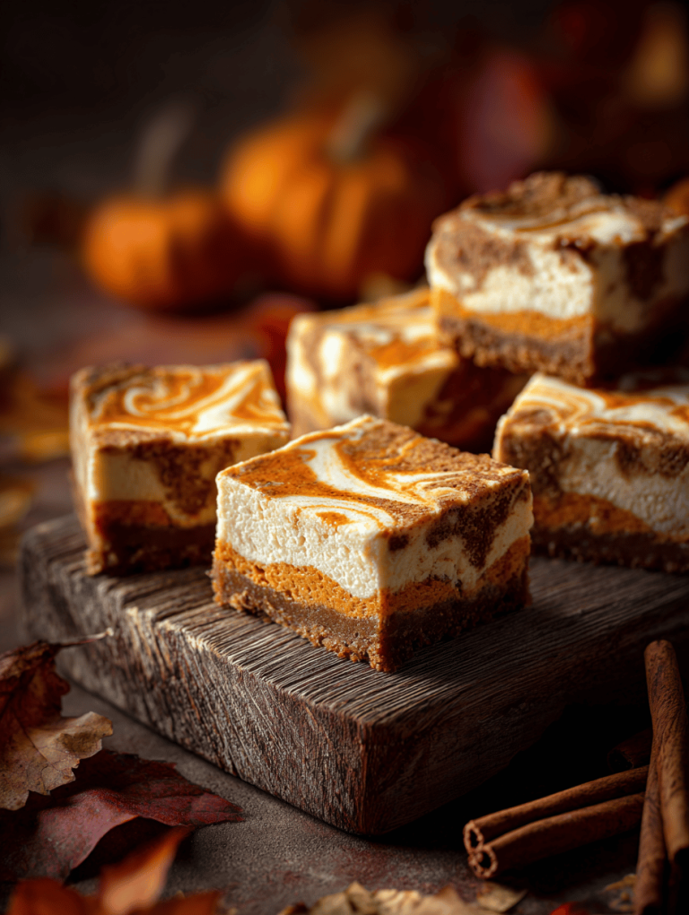 Pumpkin Cheesecake Bars: A Cozy Fall Treat with a Twist