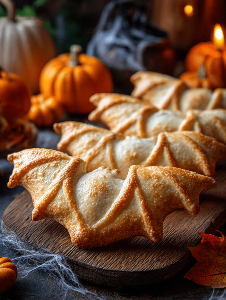 Bat-Shaped Calzones: A Spooky Feast with a Heartfelt Twist