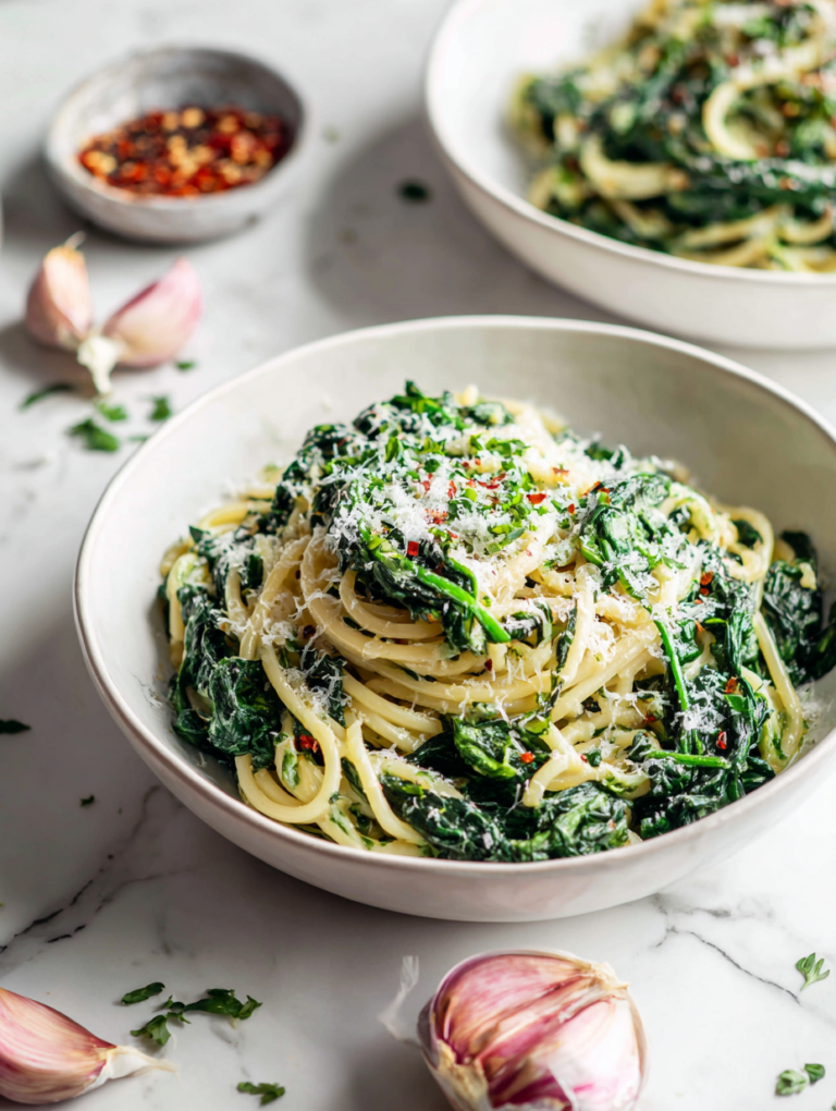 Vegan Spinach Pasta Recipe