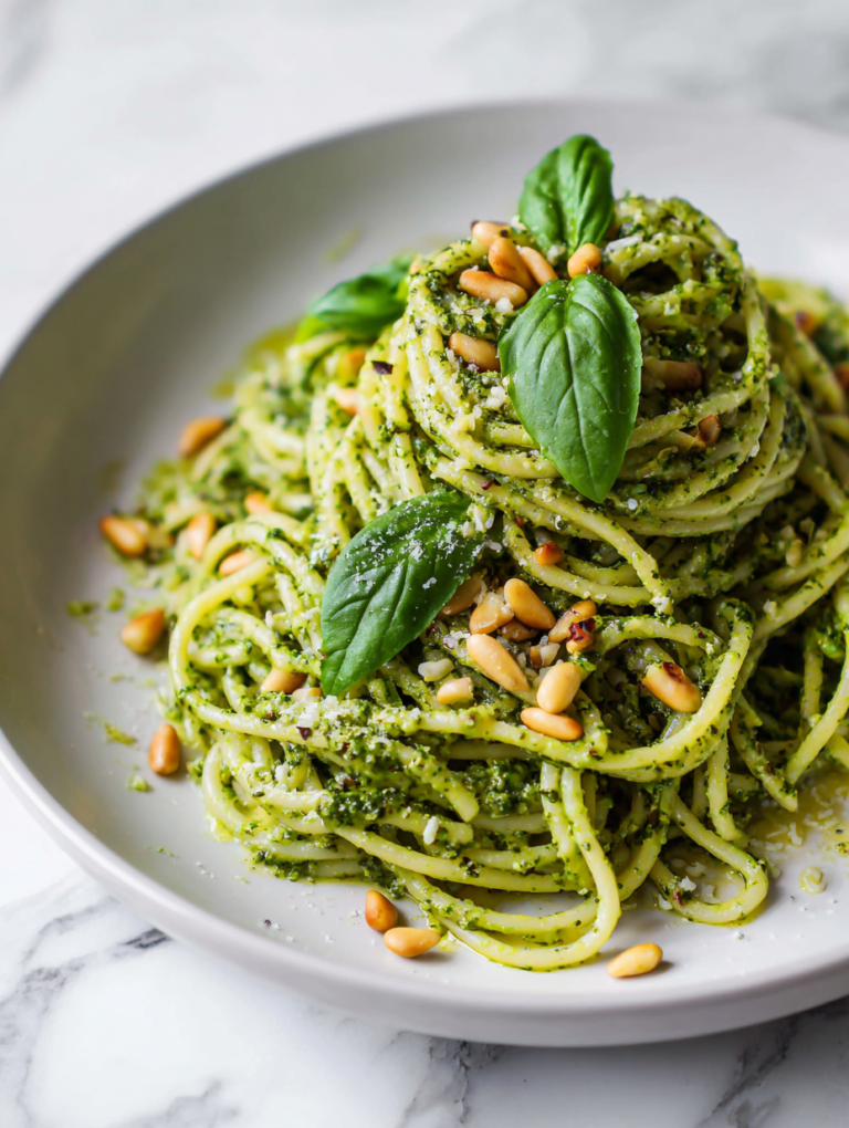 Vegan Pesto Pasta Recipe
